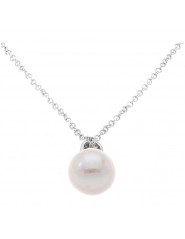 Collar de perla 8-8.5 mm con detalles...
