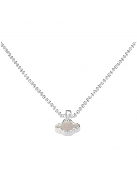 Conj. Dije tipo flor Van Cleef c/ nacar