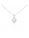Conj. Dije tipo flor Van Cleef c/ nacar