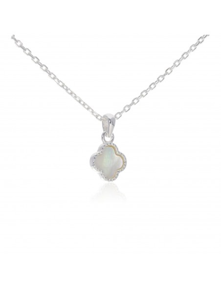 Conj. Dije tipo flor Van Cleef c/ nacar