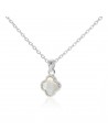 Conj. Dije tipo flor Van Cleef c/ nacar