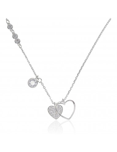 Conj. Tipo collar c/ corazones y zc...