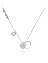 Conj. Tipo collar c/ corazones y zc red.engarce ingles