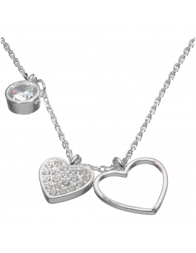 Conj. Tipo collar c/ corazones y zc...
