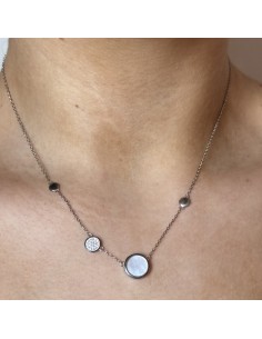 Collar c/redondo nacar y... 2