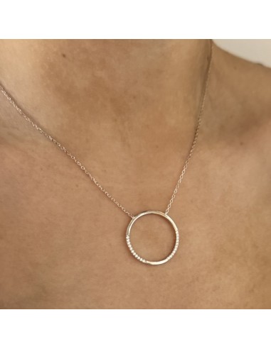 Collar c/circulo c/ piedras