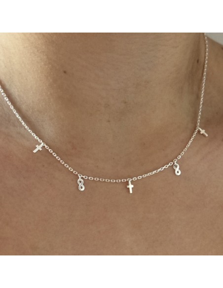 Garg.con infinit y cruces mini