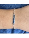 Pul.identidad cartier c/chapa de 3 cm largo  19 cm llargo pulsera
