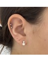 Tor. zc con perla cultivada 5-5.5 mm Largo 8mm