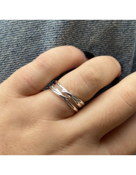 An. Tipo cinta fino cruzado sin piedras