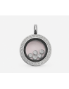 Dije medalla c/guarda griega y 5 ddijes con piedra de 28mm