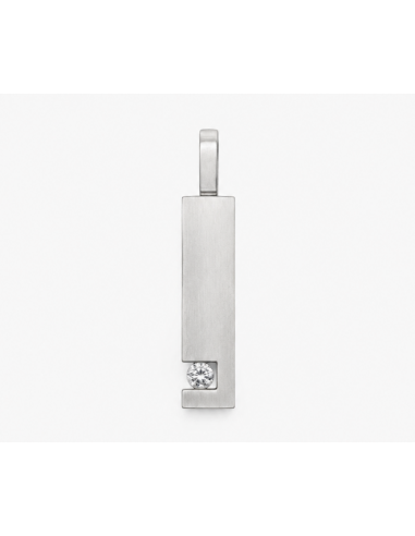Dije acero fino con zc. 29mm x 8mm
