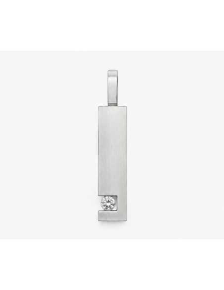 Dije acero fino con zc. 29mm x 8mm