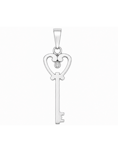 Dije llave corazon con zc, 36mm