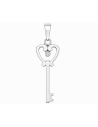 Dije llave corazon con zc, 36mm