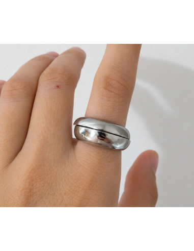 Anillo ancho pulido/aren