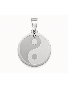 Dije acero ying-yang 27mm...