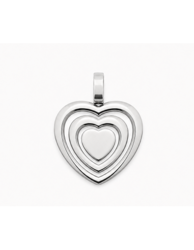 Dije acero 3corazones 26mm