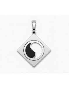 Dije acero ying-yang...
