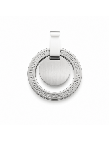 Colgante acero con guard. griega