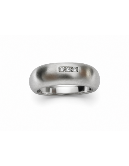 Anillo acero arenado con 3 zc