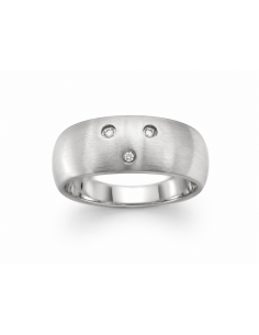 Anillo acero arenado con 3 zc