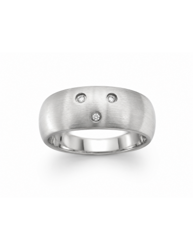 Anillo acero arenado con 3 zc