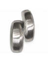 Dije doble arenado 8mm x 16mm