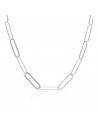 Cad. plata eslabón largo  60cm