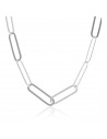 Cad. plata eslabón largo  60cm