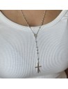 Rosario x 60cm c/cruz grande
