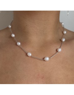 Collar c/11 perlas cultivo... 2