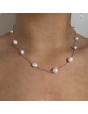 Collar c/11 perlas cultivo de rio 7.2mm