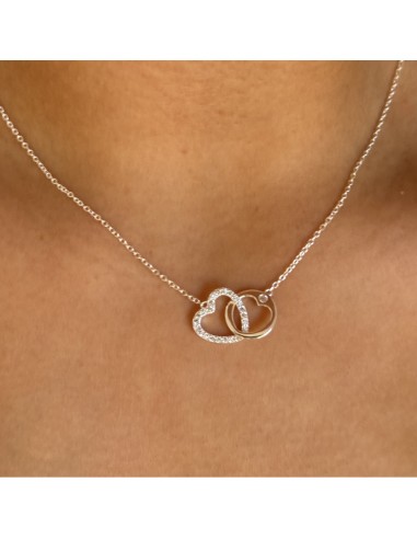 Conj. Dijes entrelazados corazon con...