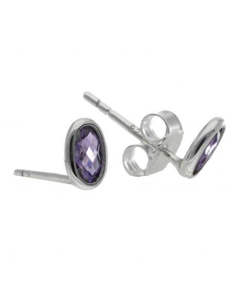 Torn. Oval 4x6mm con zc amy en engarce ingles