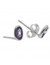 Torn. Oval 4x6mm con zc amy en engarce ingles