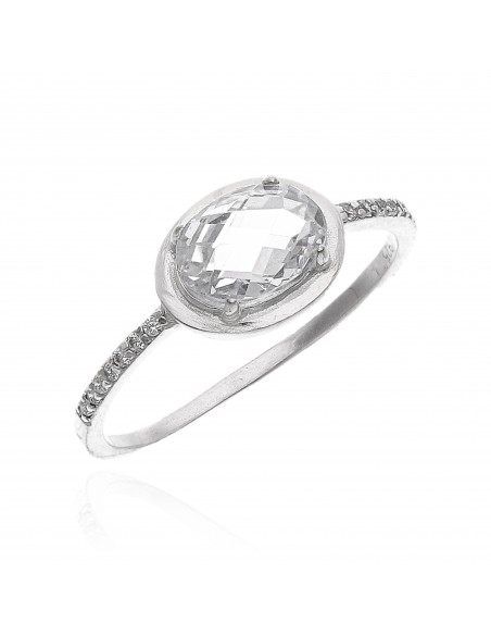 An. solitario oval c/zc en los lados