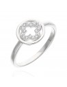 An. Tipo flor de Van Cleef rodinado con circulo
