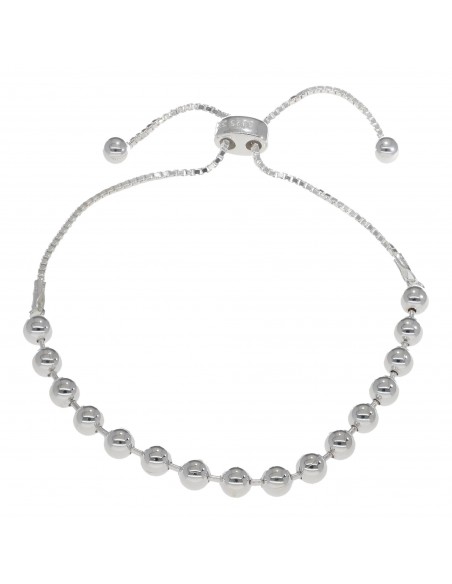 Pul.bolitas 4mm c/ cierre ajustable doble