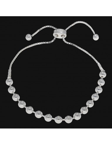 Pul.bolitas 4mm c/ cierre ajustable...