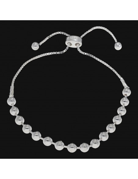 Pul.bolitas 4mm c/ cierre ajustable doble