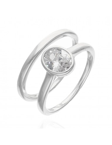 An. solitario oval c/alianza