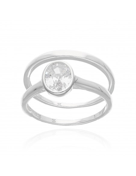 An. solitario oval c/alianza