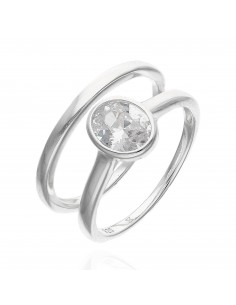 An. solitario oval c/alianza