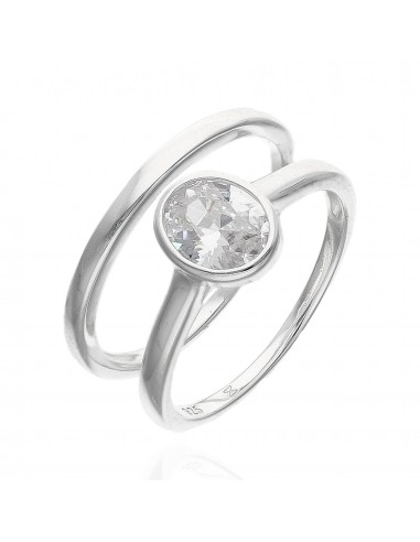 An. solitario oval c/alianza