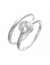 An. solitario oval c/alianza