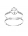 An. solitario oval c/alianza