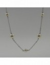 Collar perlas de cultivo de rio rod.7.5 x 5.3  2 tamaños x 45 cm