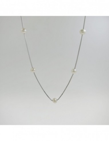 Collar perlas de cultivo de rio 5.5mm...