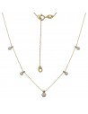 Conj .oro 18k c/perlas cultivada mini